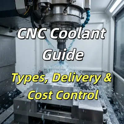 CNC کولنٹ گائیڈ: اقسام، ڈیلیوری اور لاگت کا کنٹرول